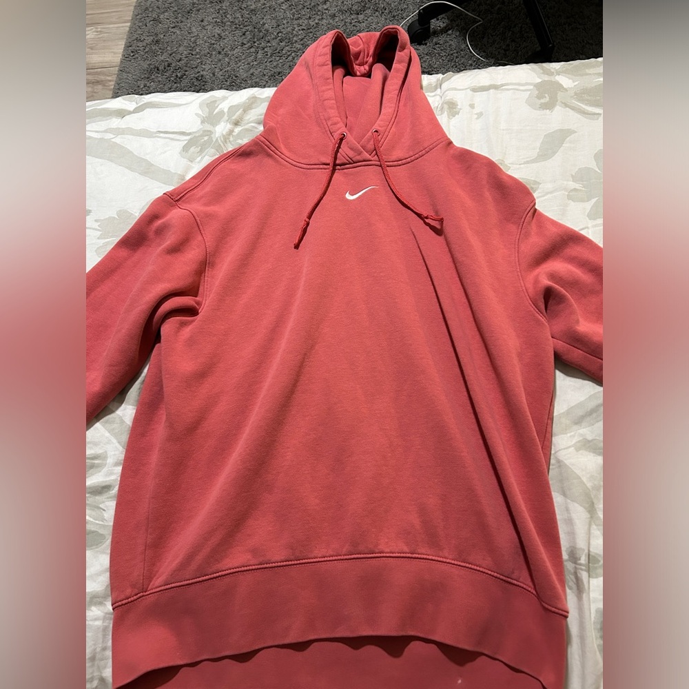 Pink Nike hoodie